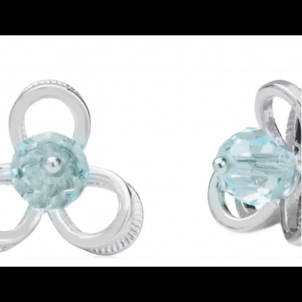 Swarovski authentic crystals White Rhodium Plated